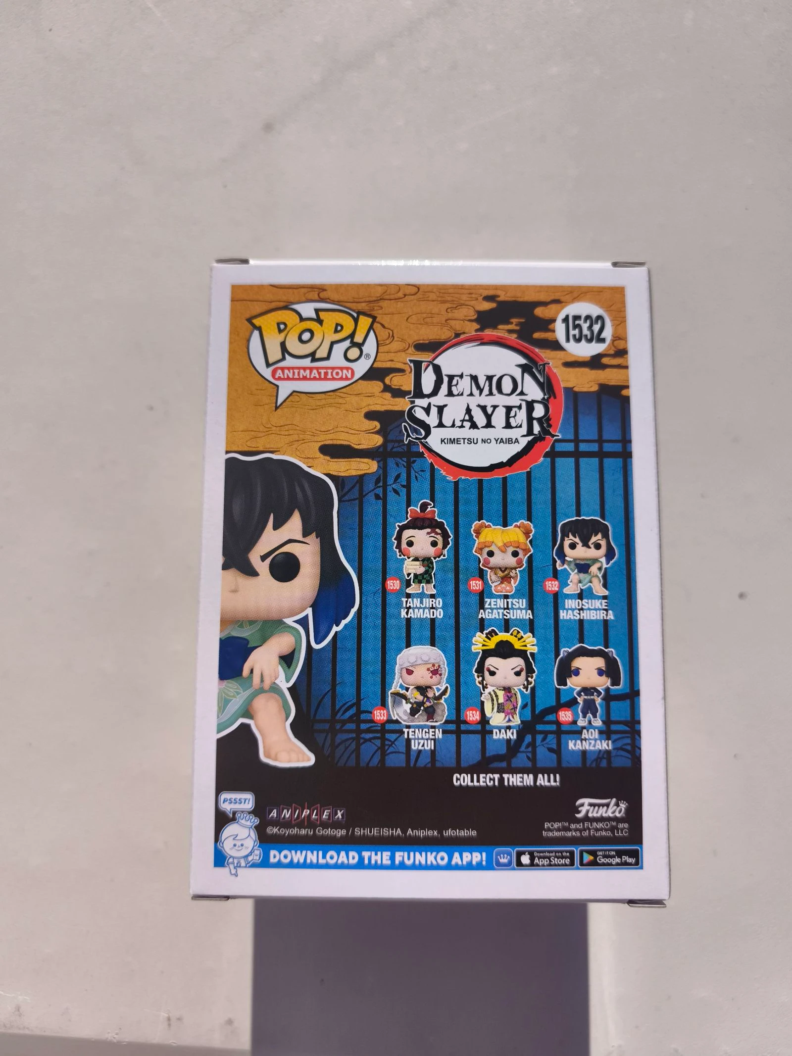 Funko Pop Demon Slayer Inosuke Hashibira (Quimono) #1532 Nova – photo 3